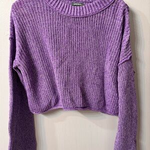 Wild Fable purple Women's crop Sweater. Size Medium